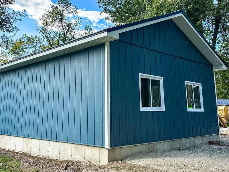 Composite siding installation