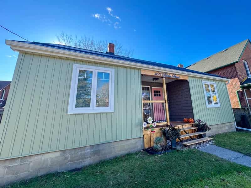 Vinyl siding installation